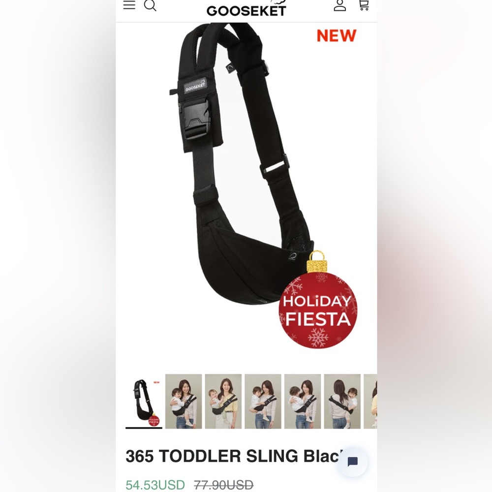 Gooseket 365 Toddler Sling